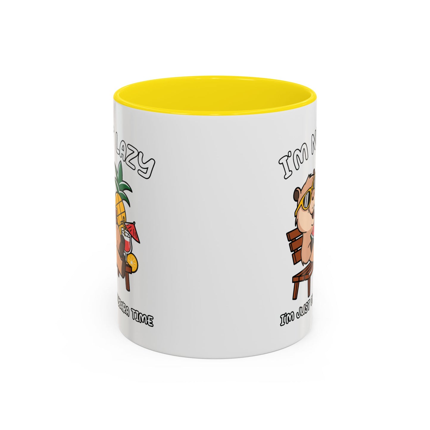 Humor Mug - I'm Not Lazy Capybara