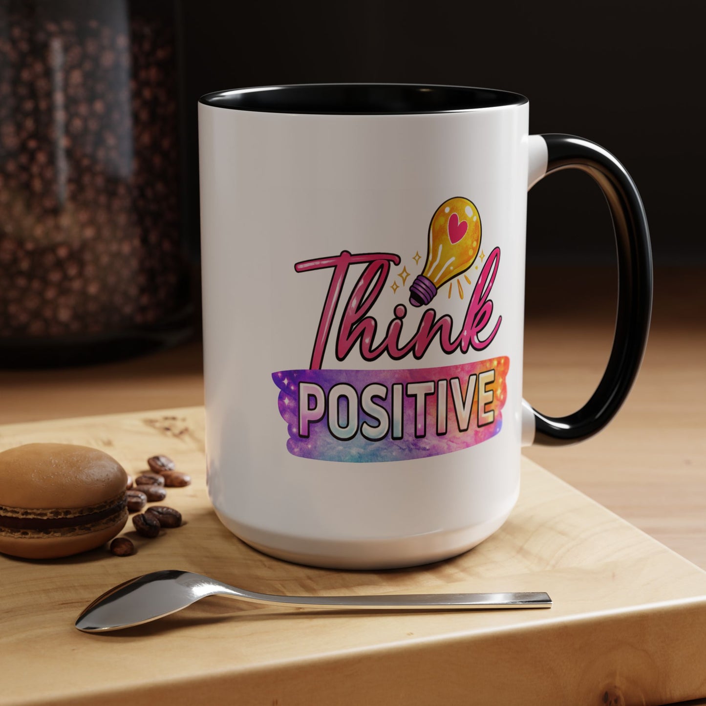 Wellness Mug - Think Positive Lightbulb