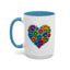 Animal Mug - Dog Paws Heart