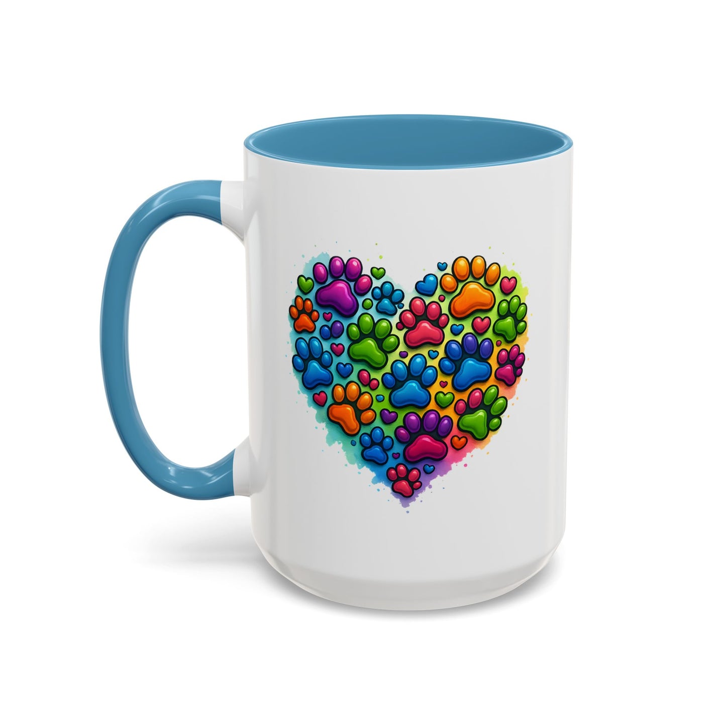 Animal Mug - Dog Paws Heart
