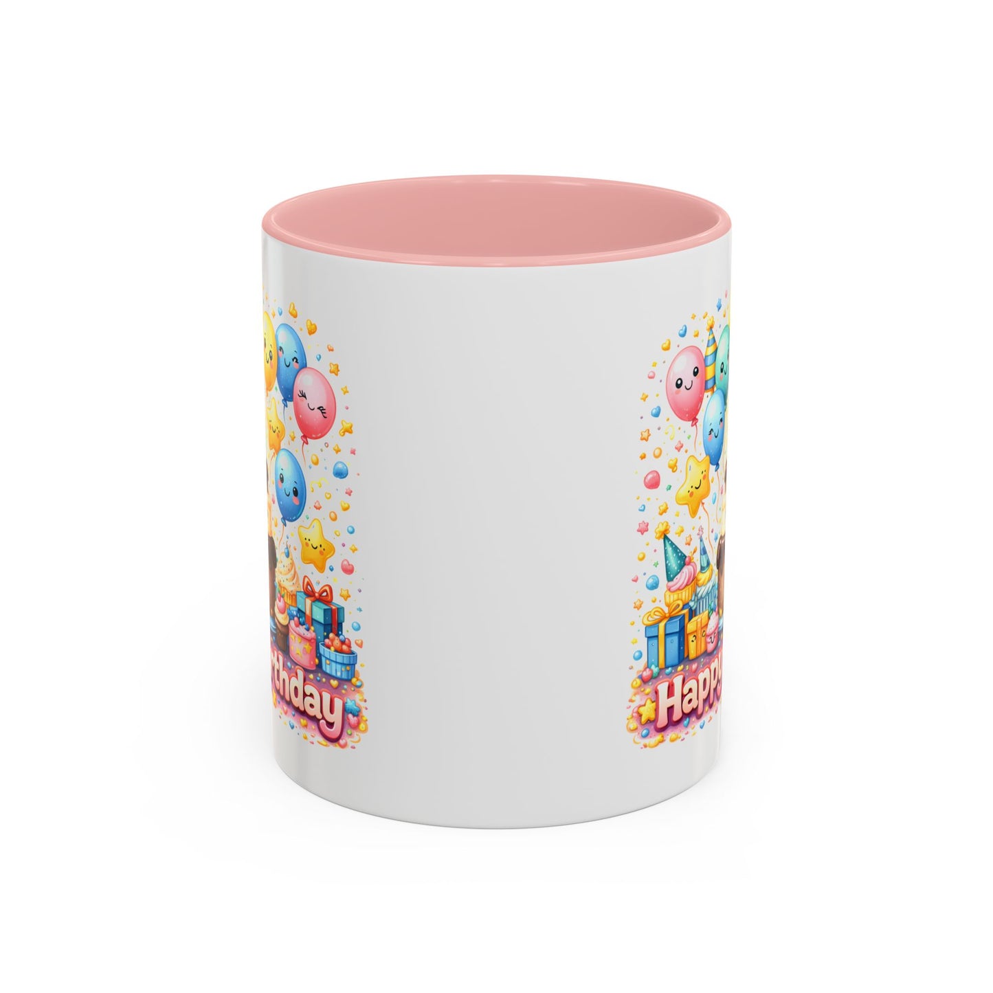 Birthday Mug - Cake and Balloons