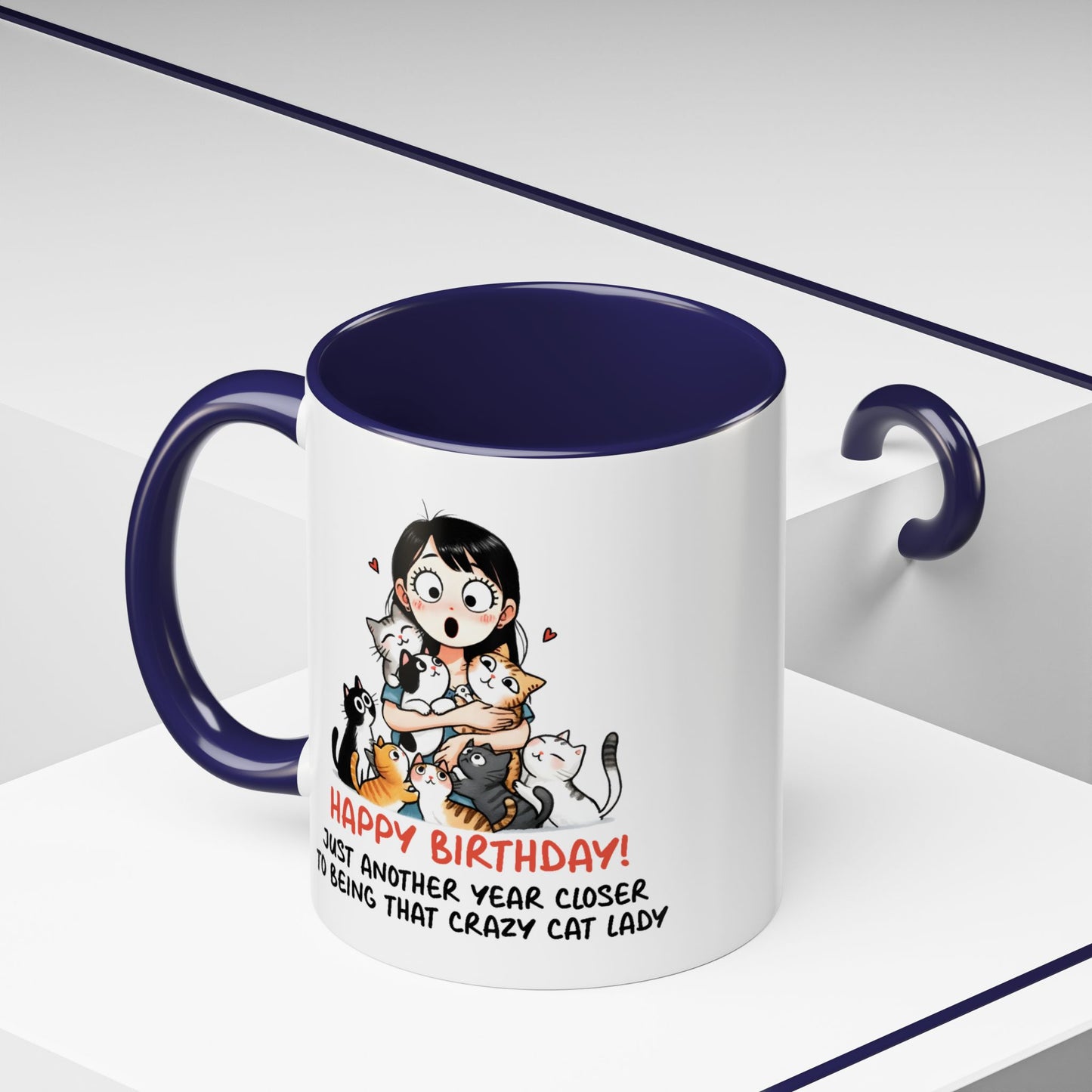 Birthday Mug - Crazy Cat Lady
