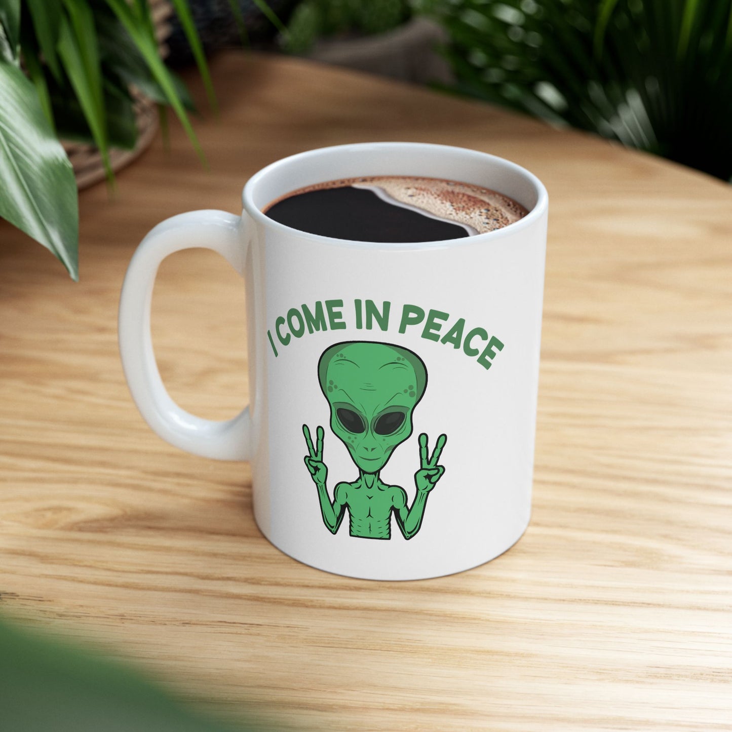 Alien Mug - I Come In Peace