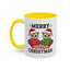 Christmas Mug - Merry Christmas Black Text Owls