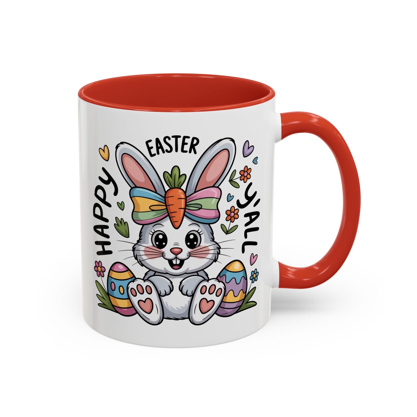 Easter Mug - Happy Easter Y'all Bunny