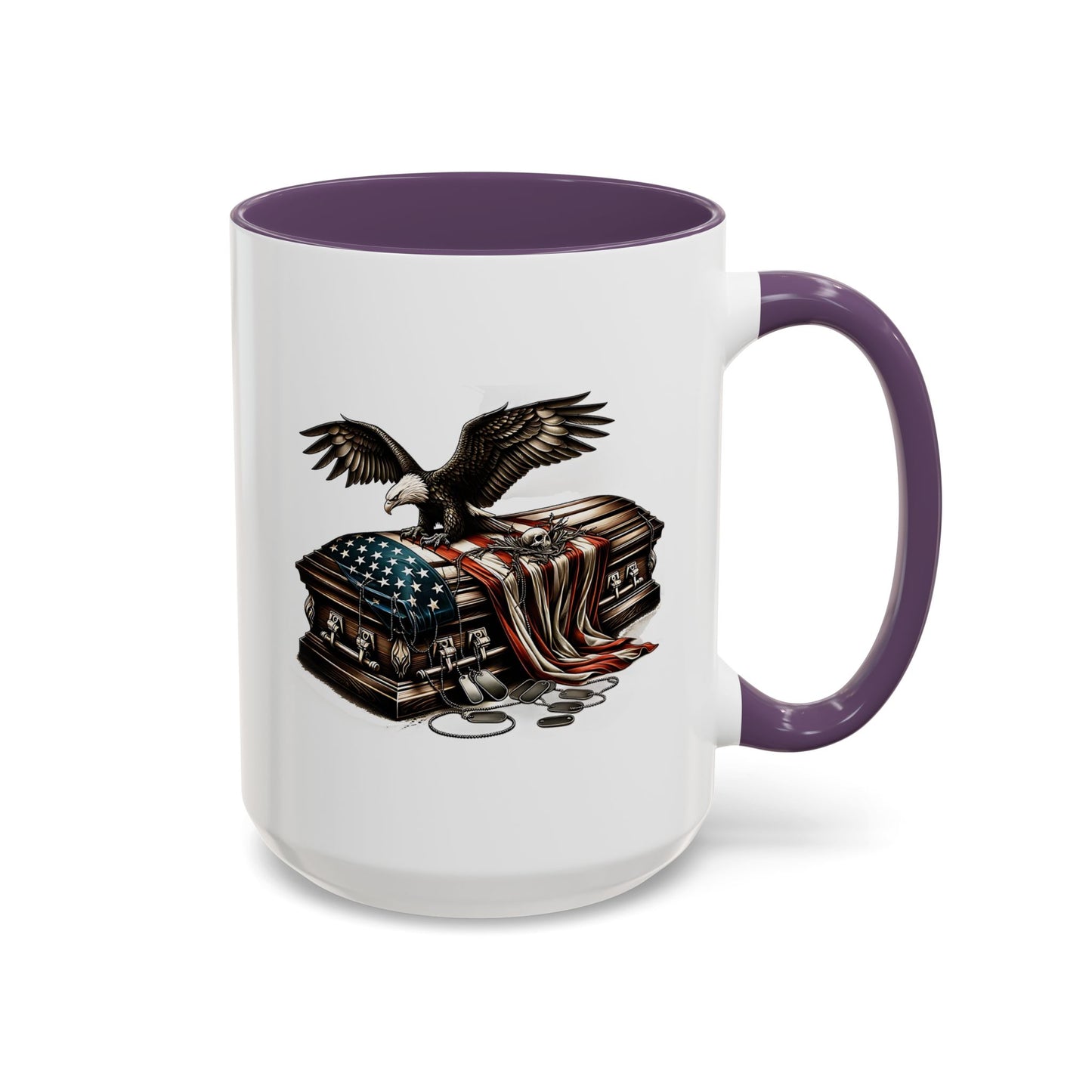 4th of July Mug - American Bald Eagle Fallen Soldier