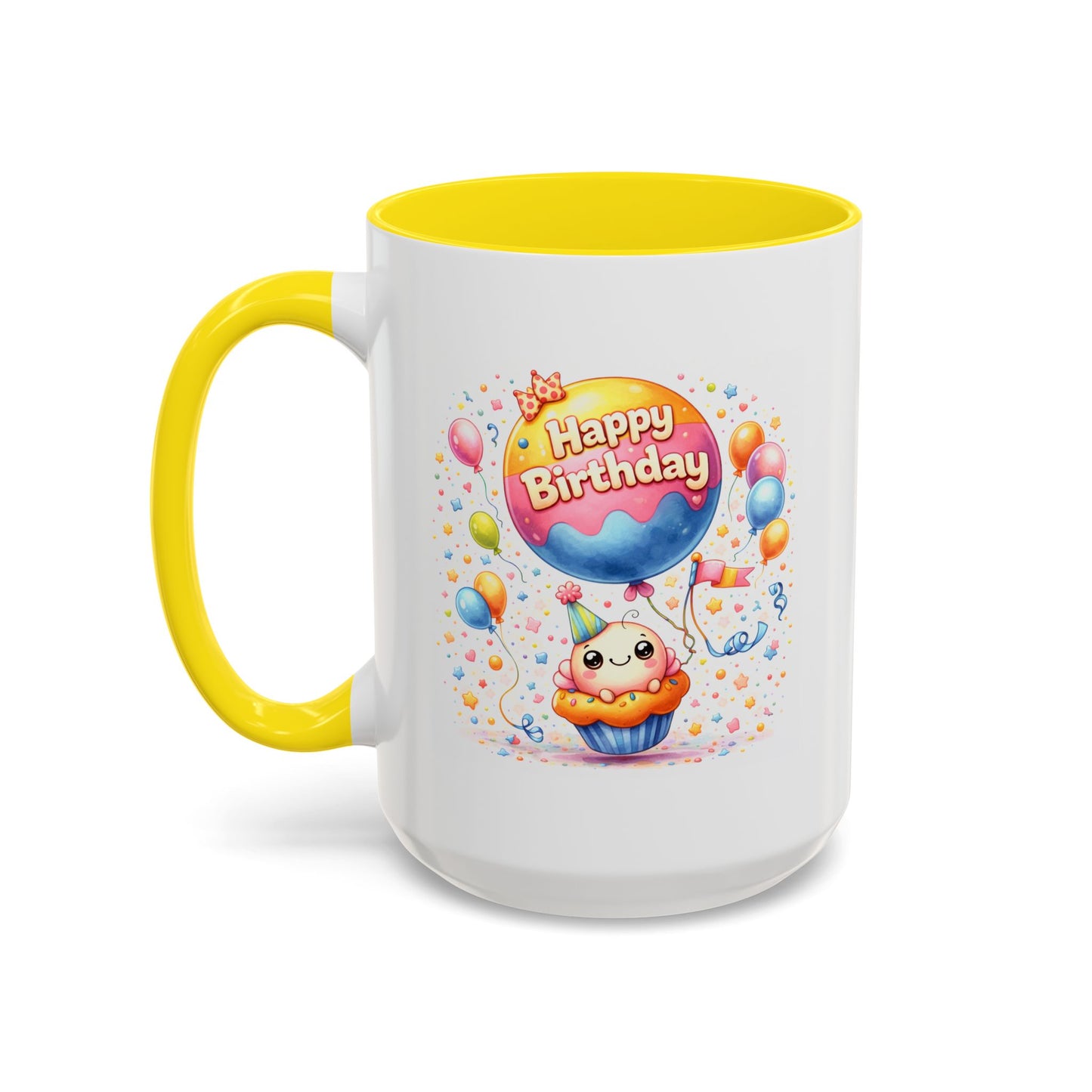 Birthday Mug - Cupcake Balloon