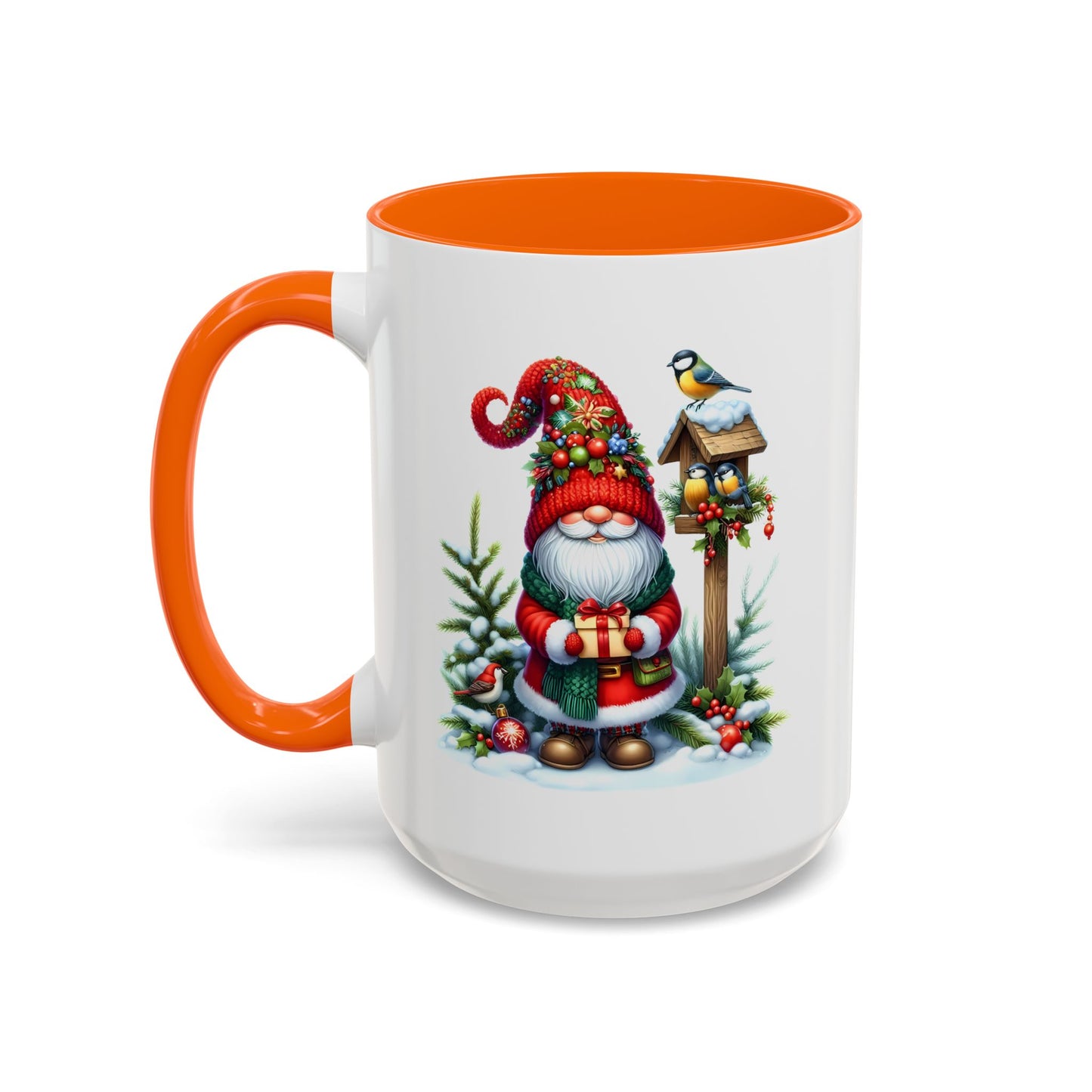 Christmas Mug - Gnome and Birds