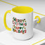 Christmas Mug - Merry Christmas Happy Holidays Decorative Text
