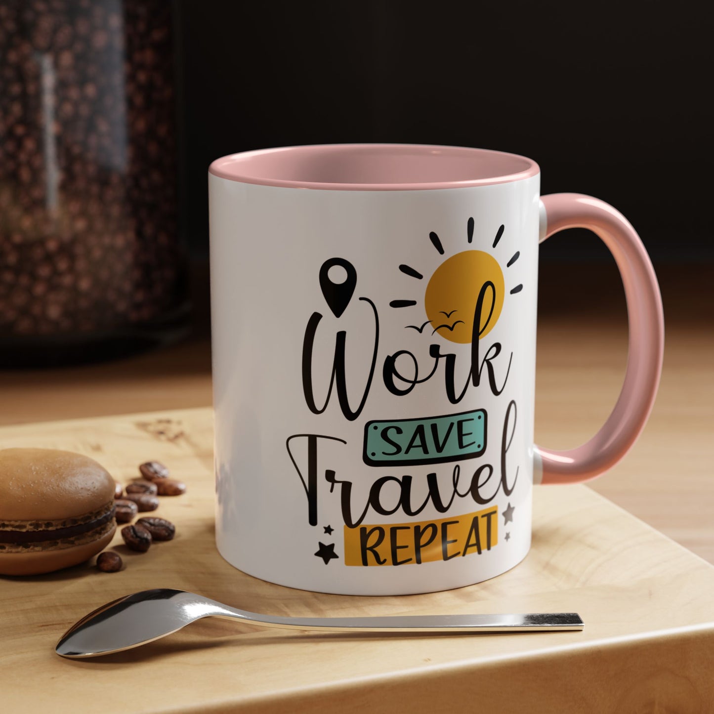 Adventure Mug - Work Save Travel Repeat