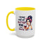 Humor Mug - I'm Made Out of Glitter Wine and Anxiety