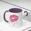 Valentine's Day Mug - Love You Lips Kiss