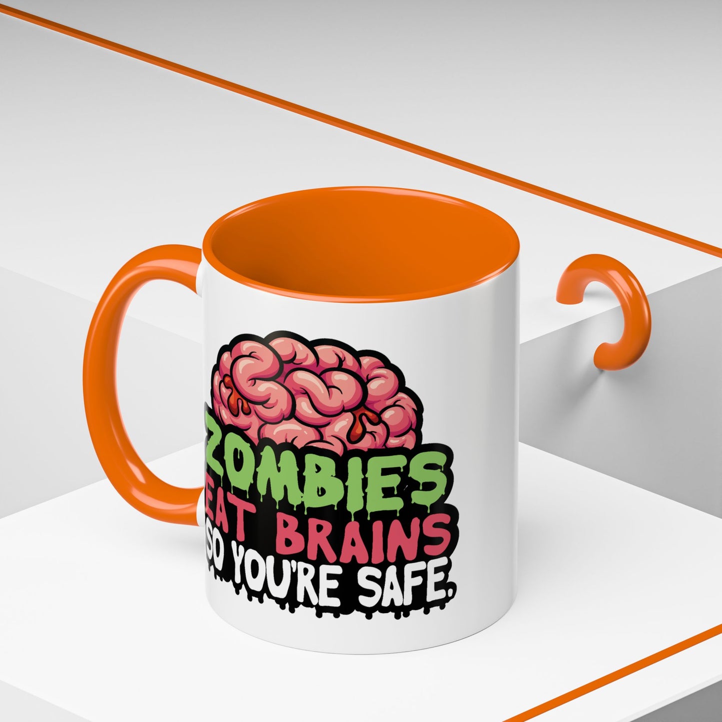 Humor Mug - Zombies Eat Brains