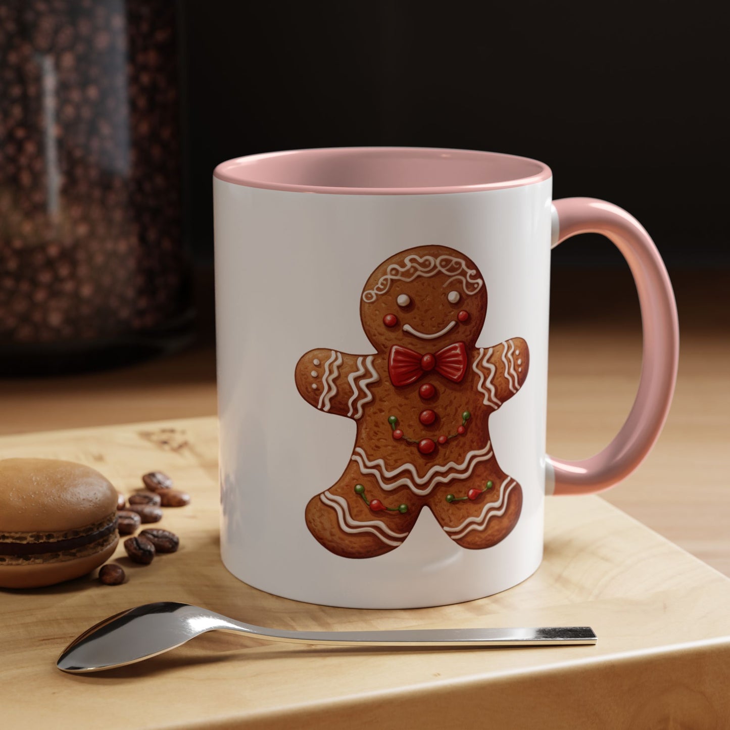 Christmas Mug - Decorative Gingerbread Man