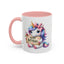 Birthday Mug - Girl Unicorn Happy Birthday Sign