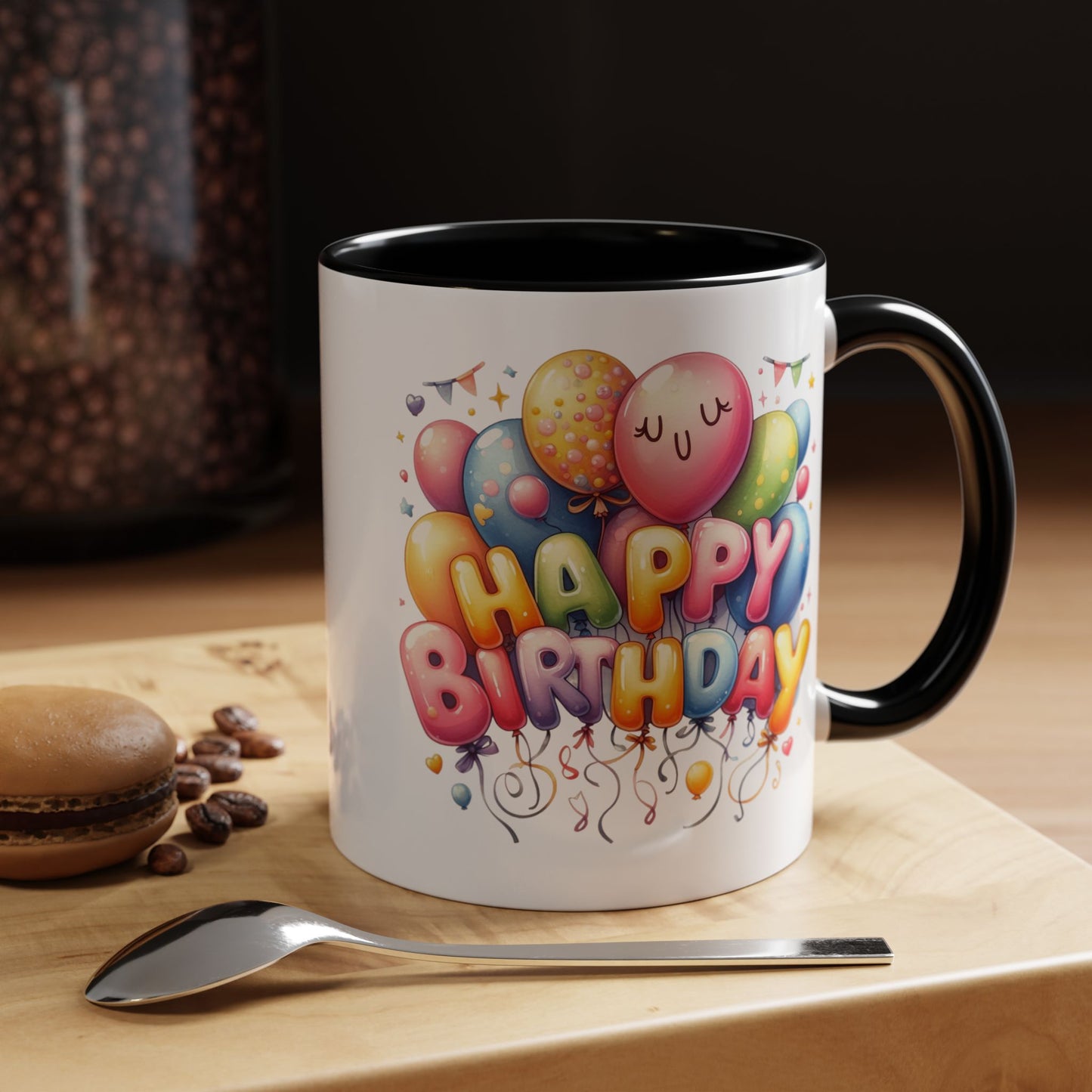 Birthday Mug - Happy Birthday Cute Balloon