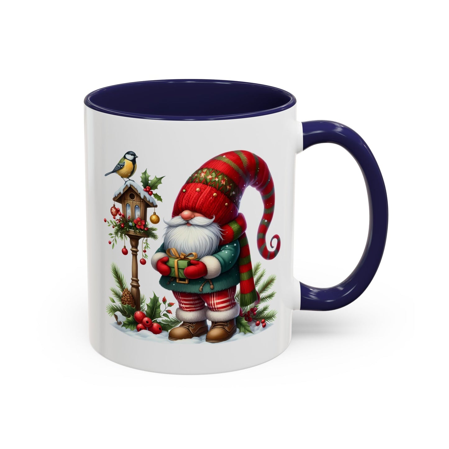 Christmas Mug - Gnome and Birdhouse