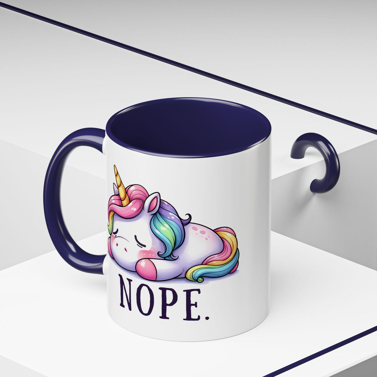 Humor Mug - Nope Unicorn