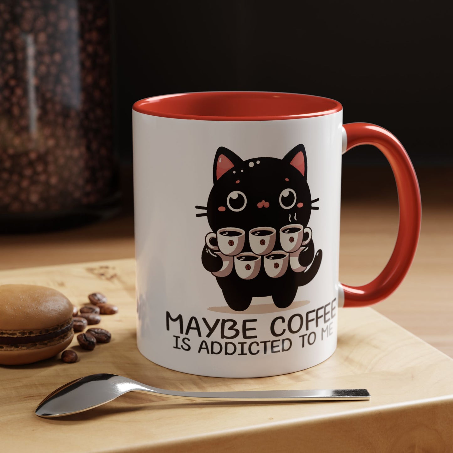 Animal Mug - Maybe Coffee is Addicted To Me