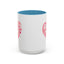 Valentine's Day Mug - Love You Heart Lettering