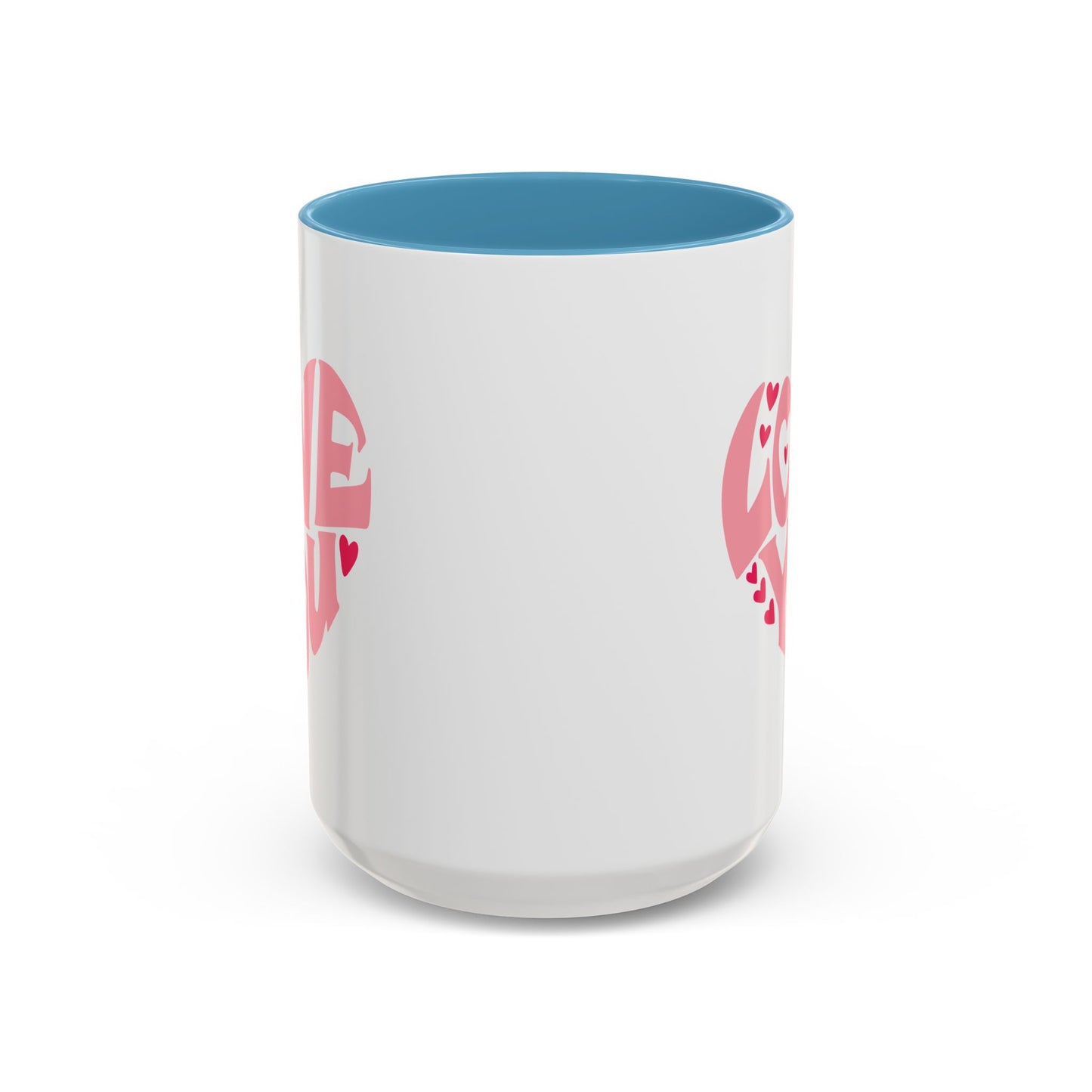 Valentine's Day Mug - Love You Heart Lettering