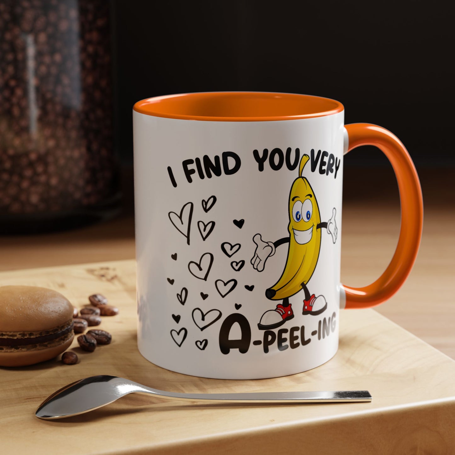 Adult Mug - I Find You Very A-Peel-Ing