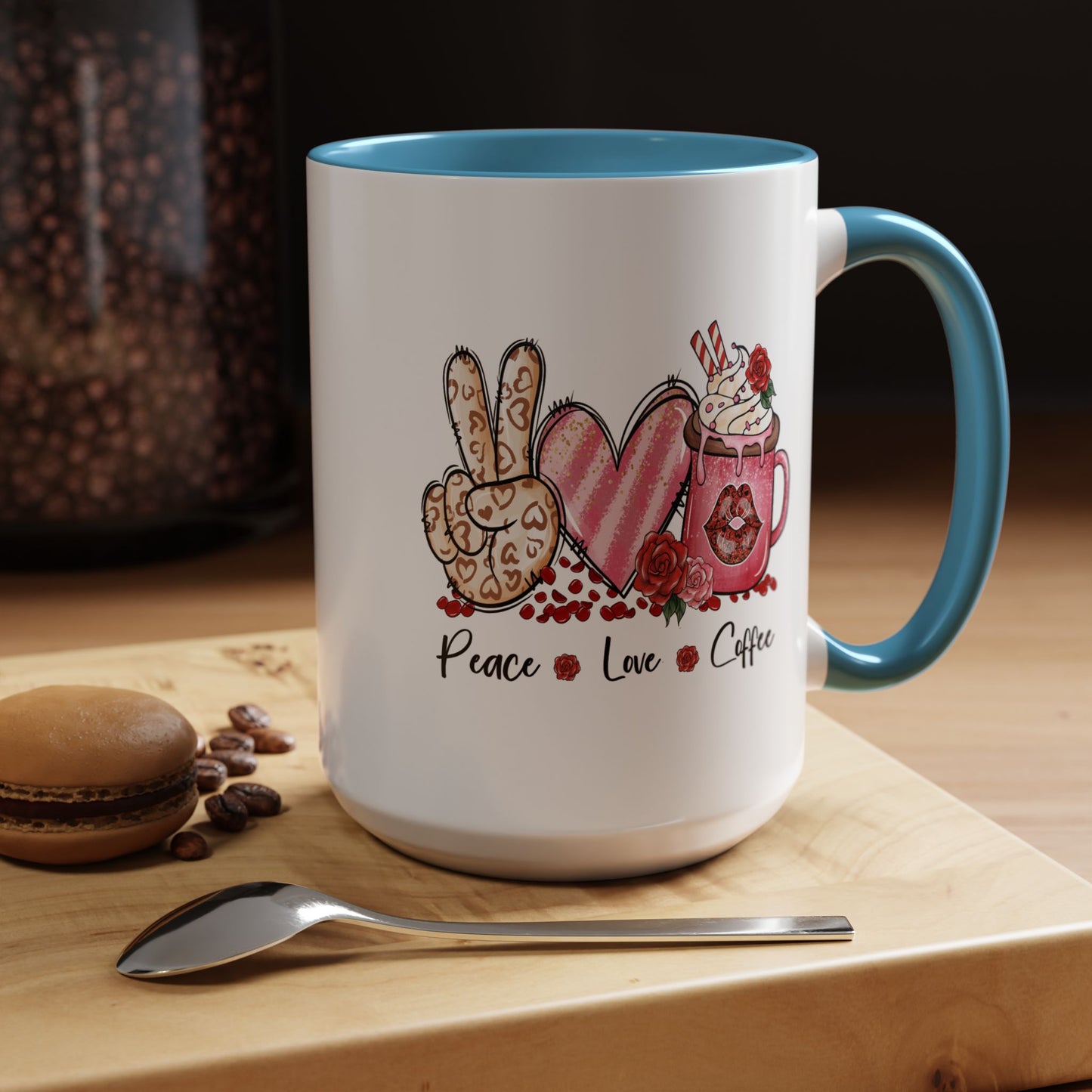 Humor Mug - Peace Love Coffee