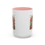 Christmas Mug - Candy Cane Lane White Text Ornaments Candy