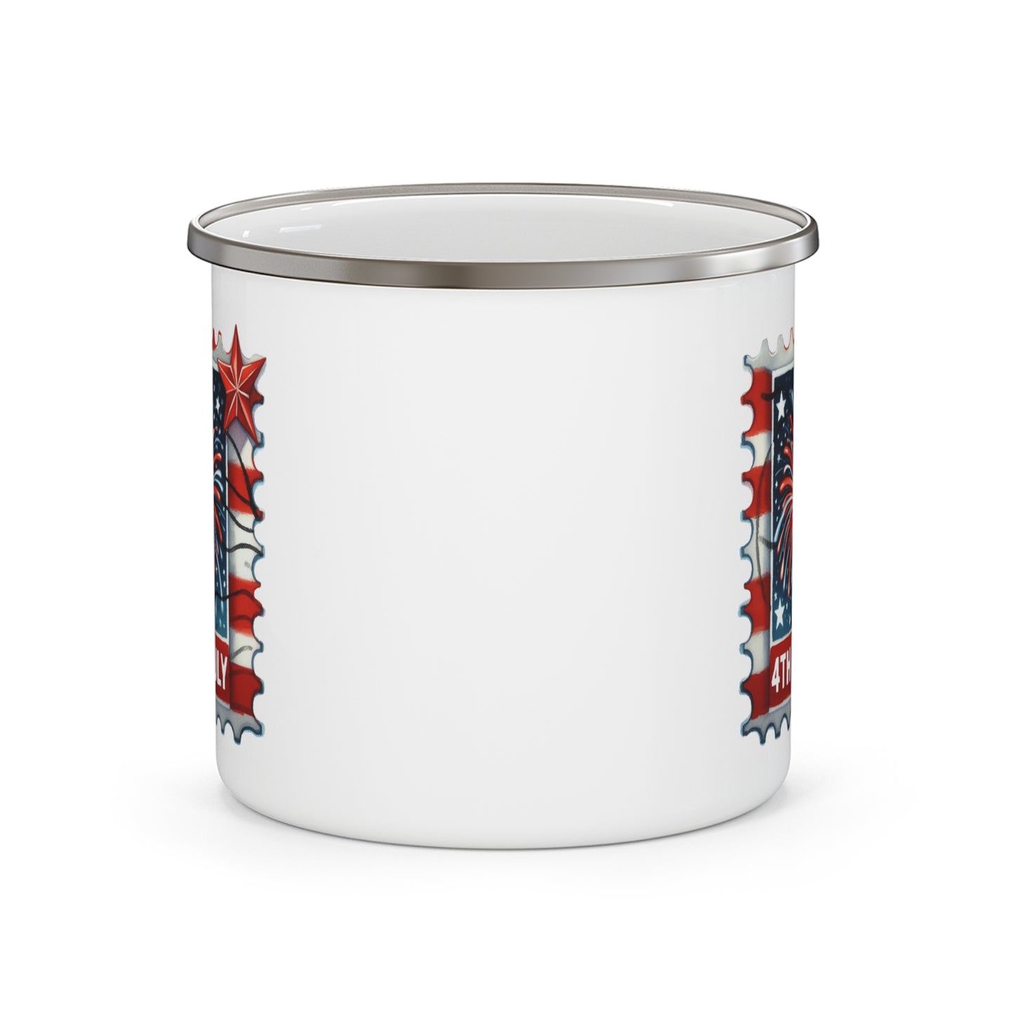 4th of July Mug - 4th of July Stamp