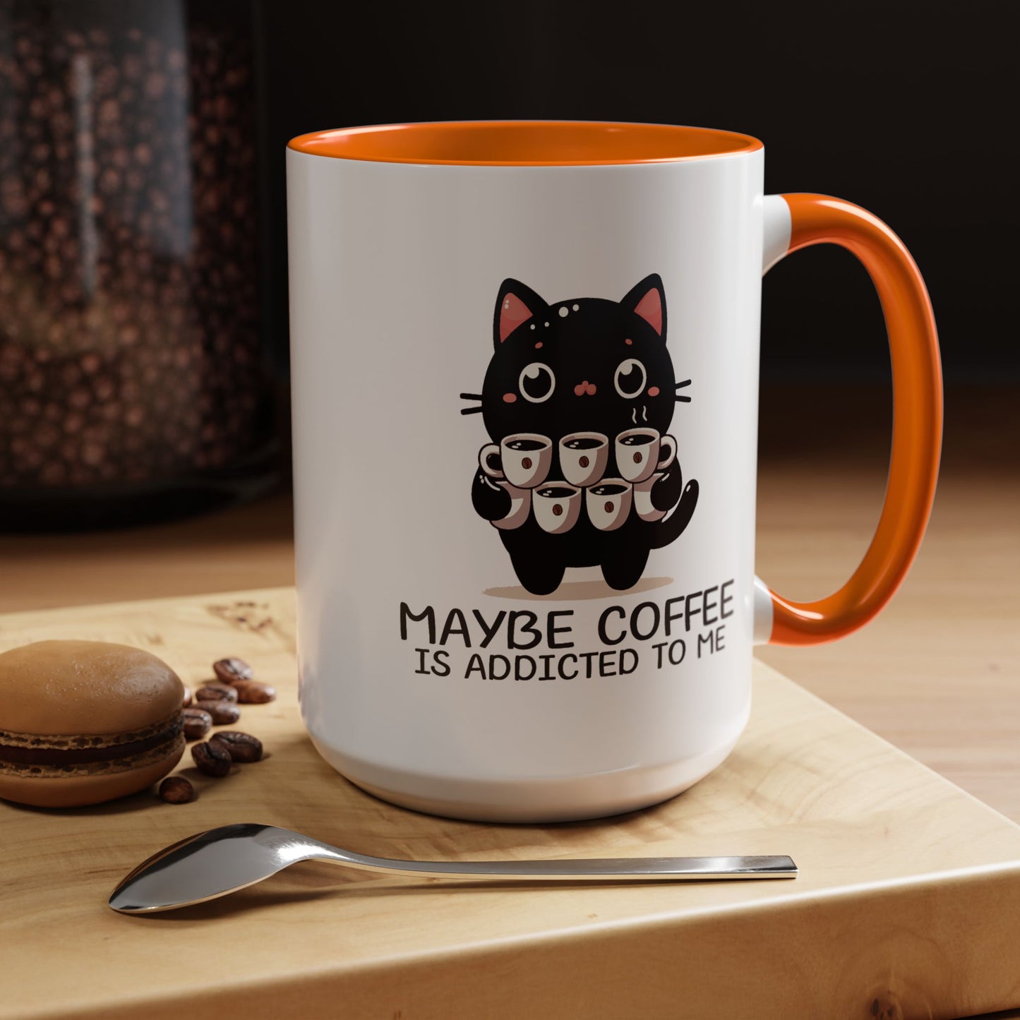 Animal Mug - Maybe Coffee is Addicted To Me
