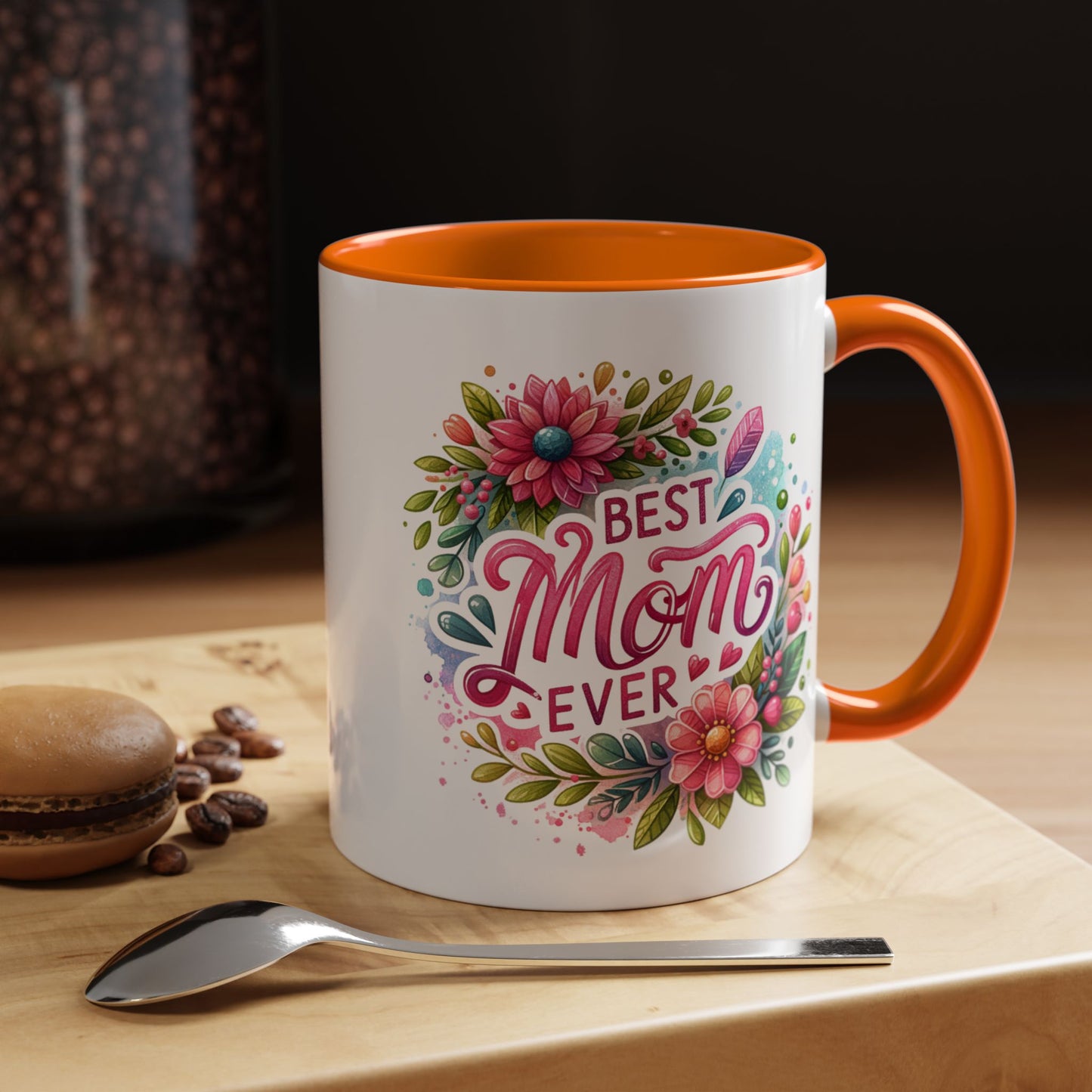 Mother's Day Mug - Best Mom Ever Floral
