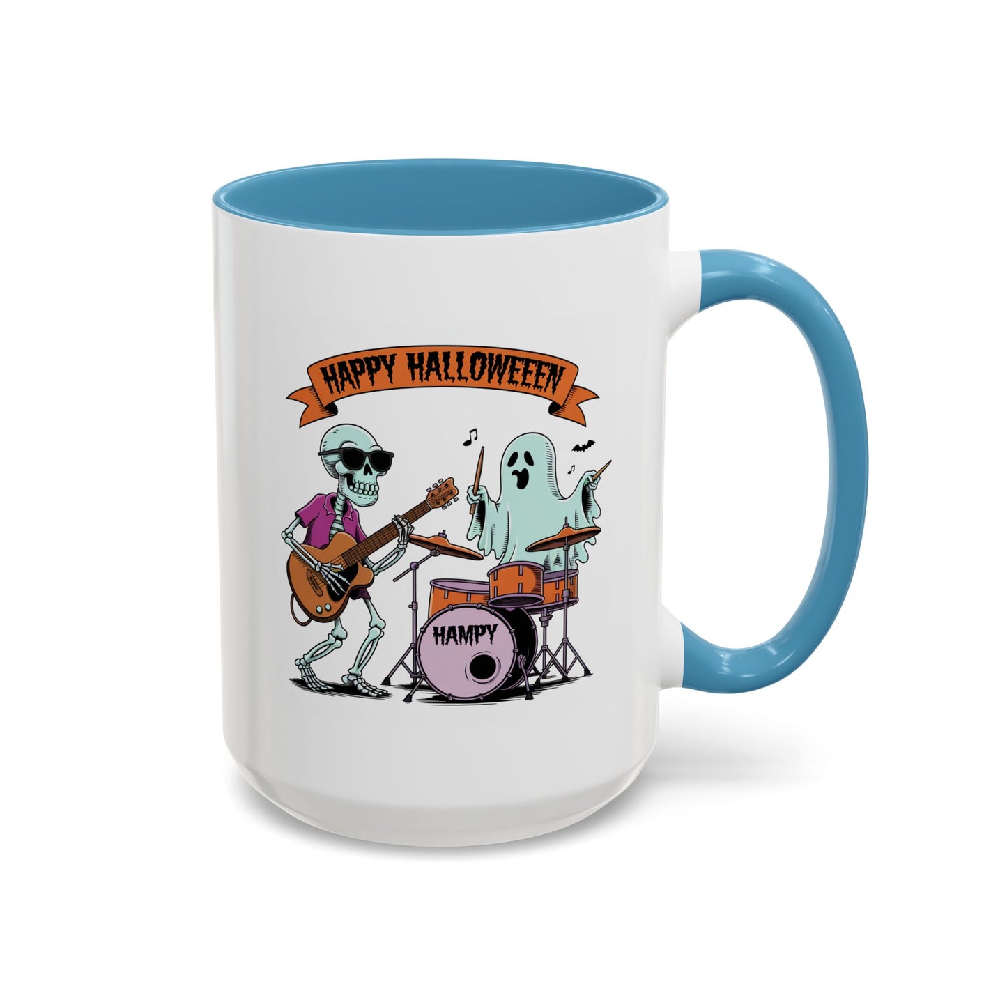 Halloween Mug - Skeleton & Ghost Band