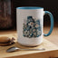 Christmas Mug - Blue Snowman Family
