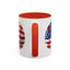 4th of July Mug - Baseball American Flag
