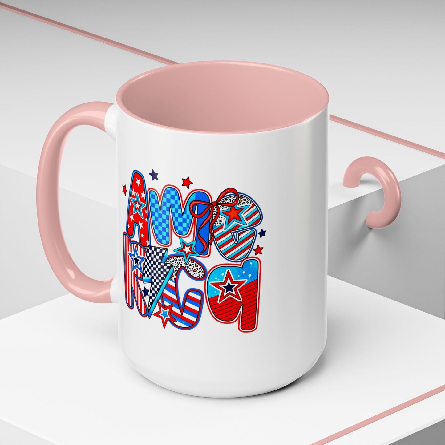 4th of July Mug - Retro America Coquette