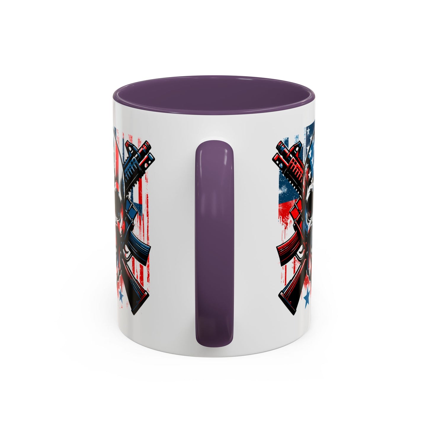 4th of July Mug - Skull With American Flag