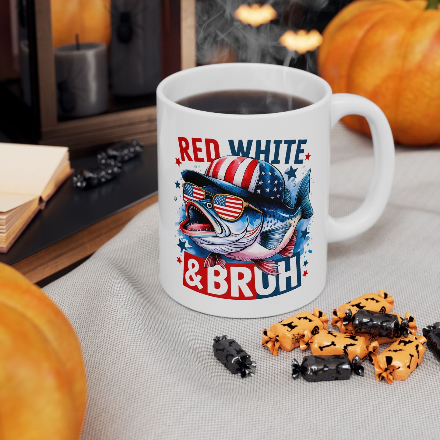 4th of July Mug - Red White & Bruh