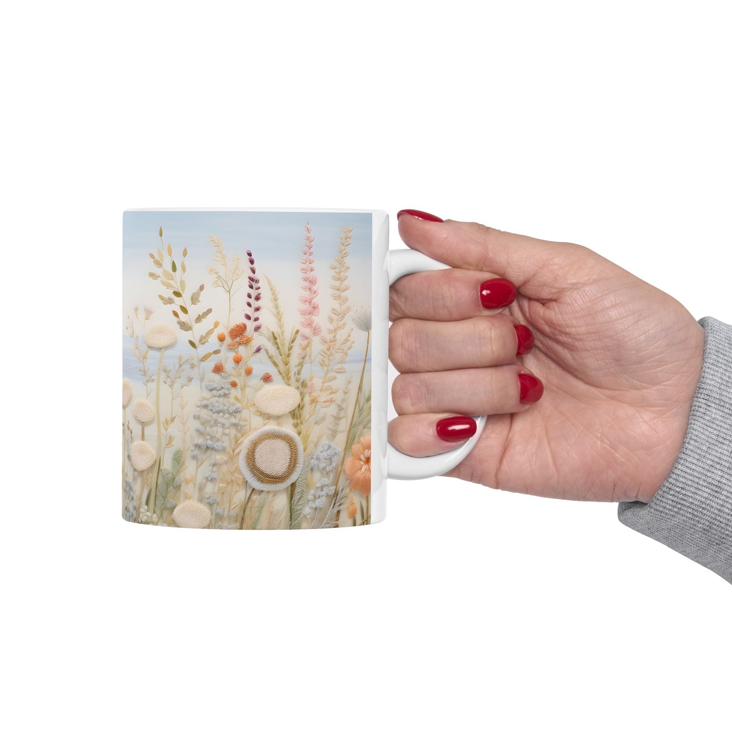 Artistic Mug - Felted Seaside