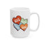 Wellness Mug - Love More Worry Less Hearts