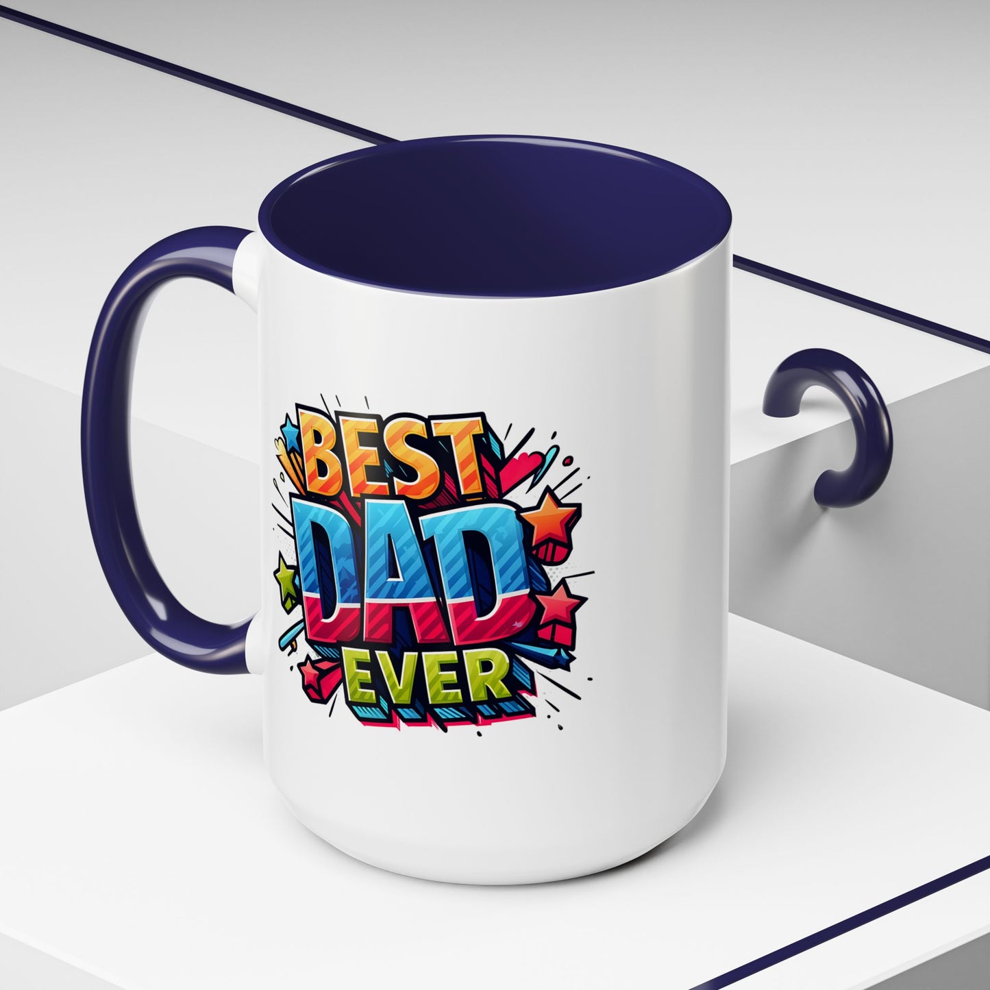 Father's Day Mug - Best Dad Ever Comic