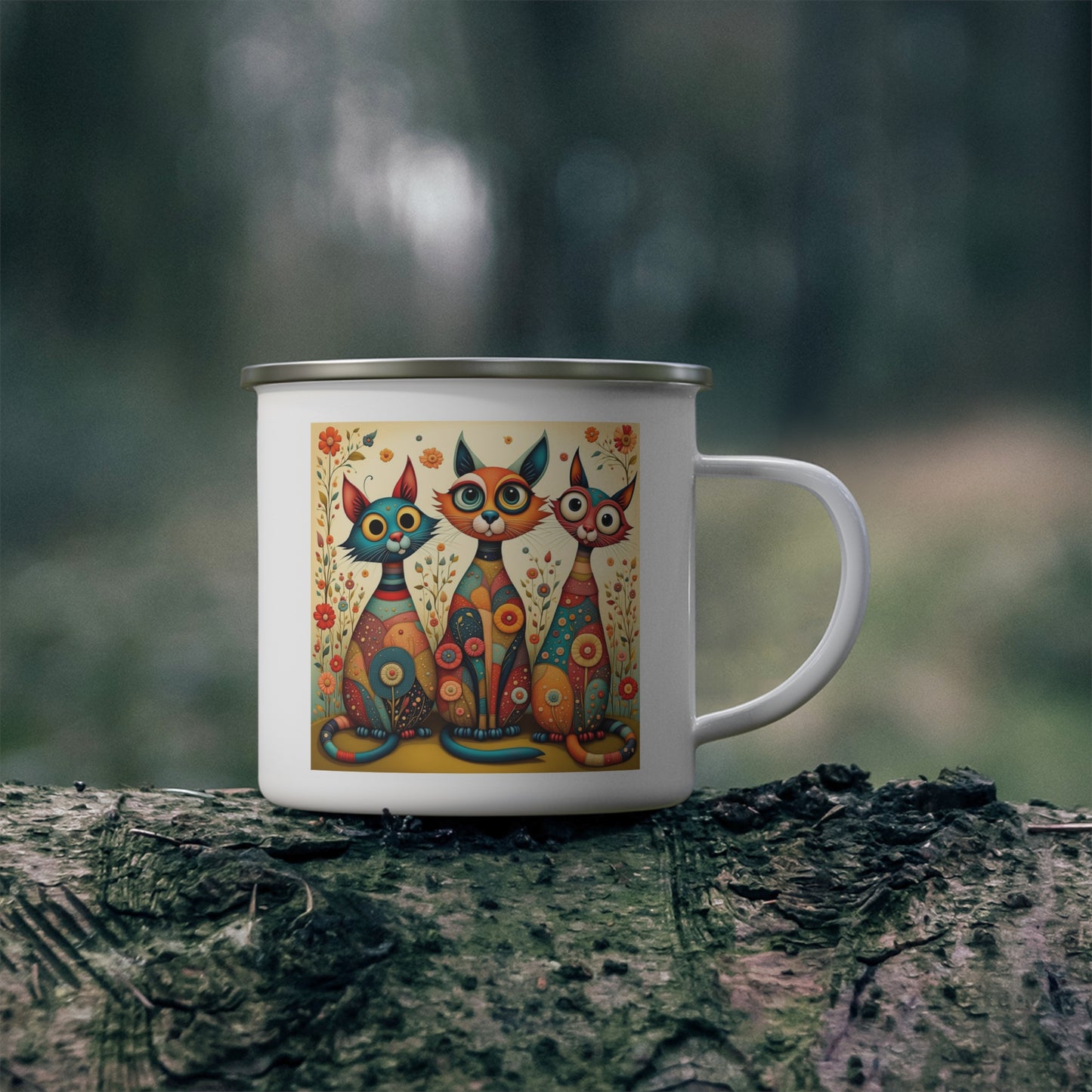 Animal Mug - Whimsical Cats 1