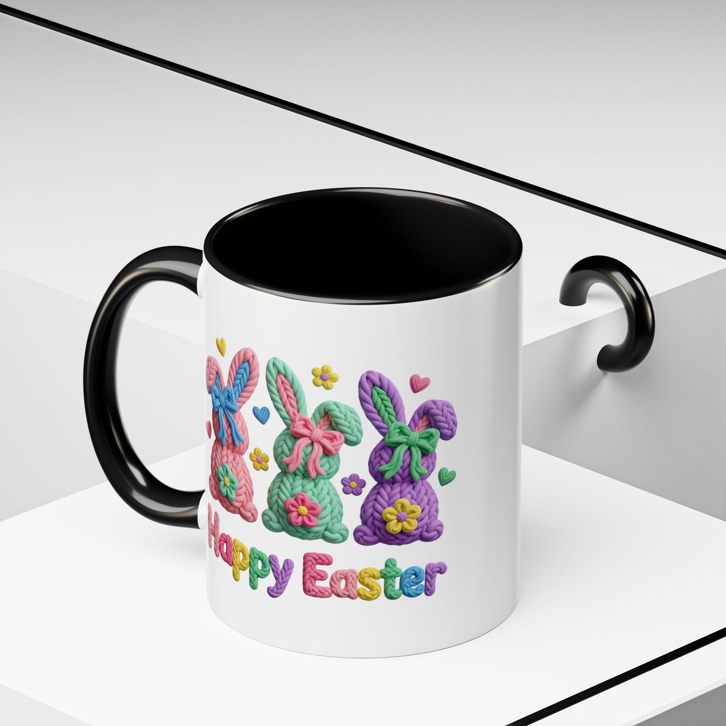 Easter Mug - Crochet Bunnies
