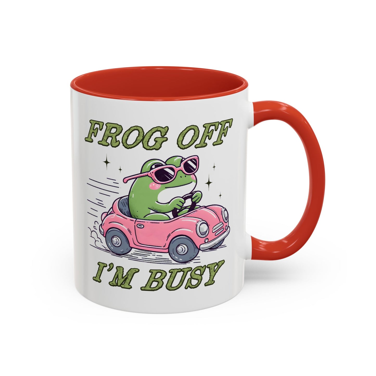 Humor Mug - Frog Off I'm Busy