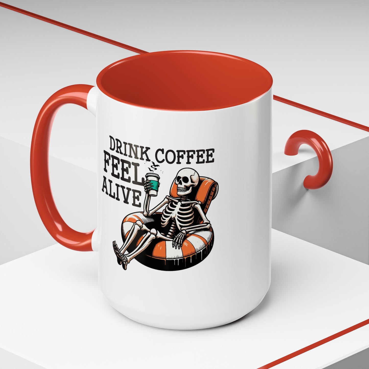 Humor Mug - Drink Coffee Feel Alive