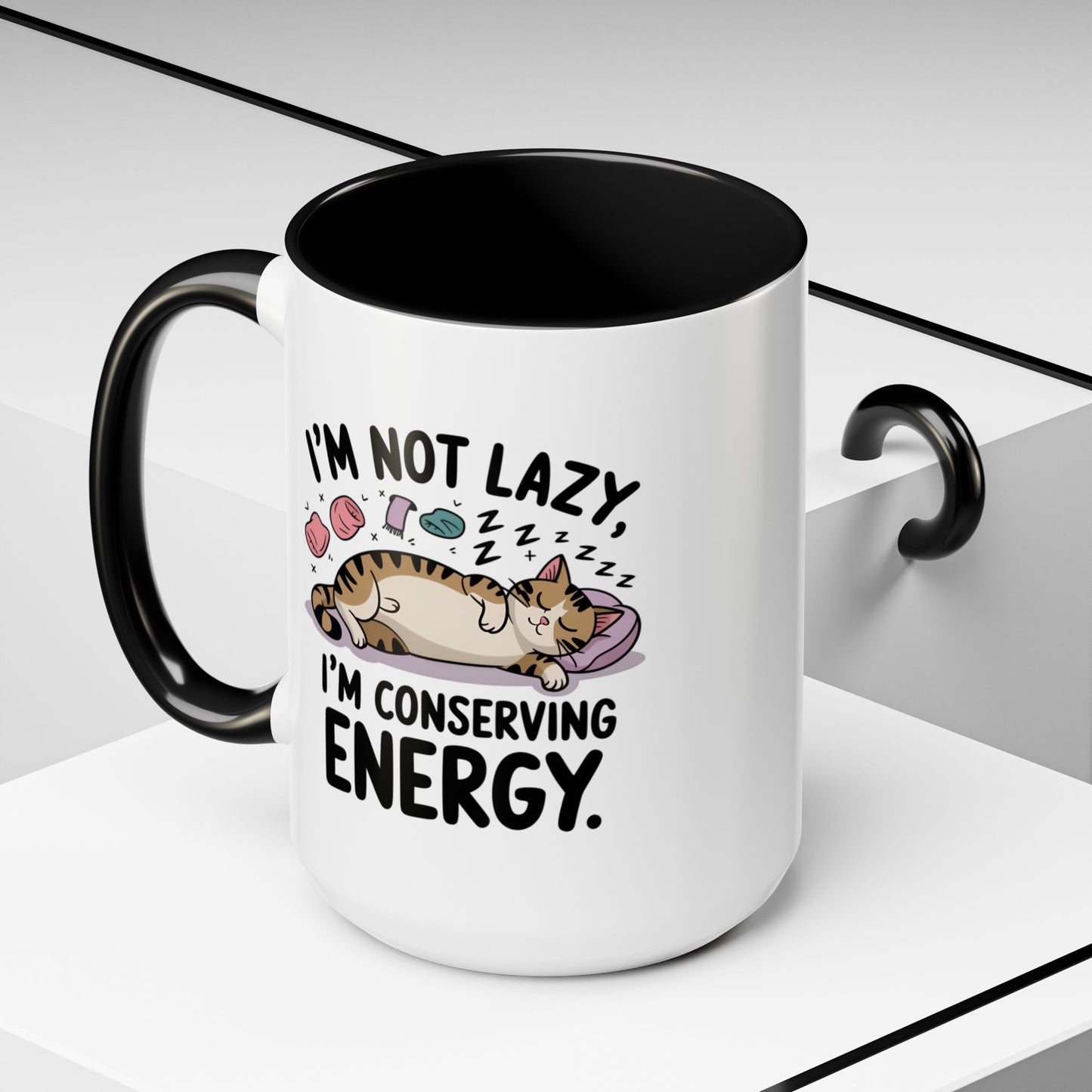 Animal Mug - I'm Not Lazy I'm Conserving Energy