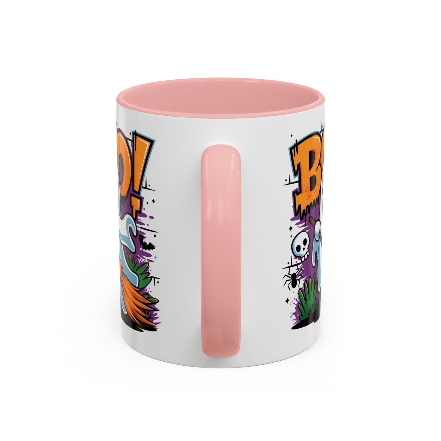 Halloween Mug - Boo! Flying Ghost With Broom