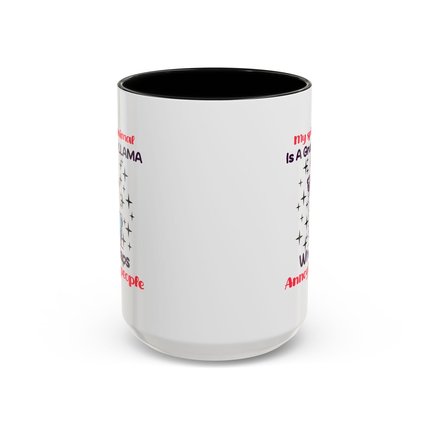 Humor Mug - My Spirit Animal is a Grumpy Llama