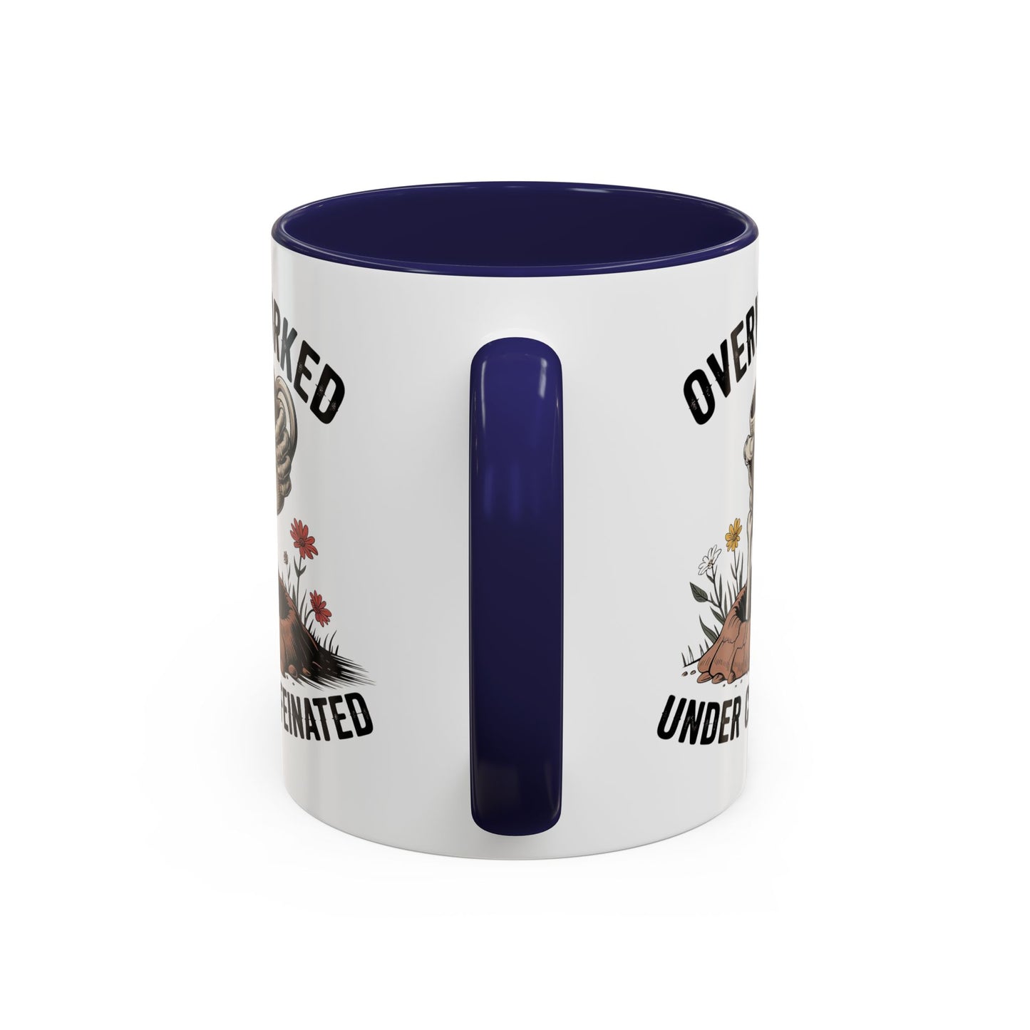 Humor Mug - Overworked and Under Caffeinated