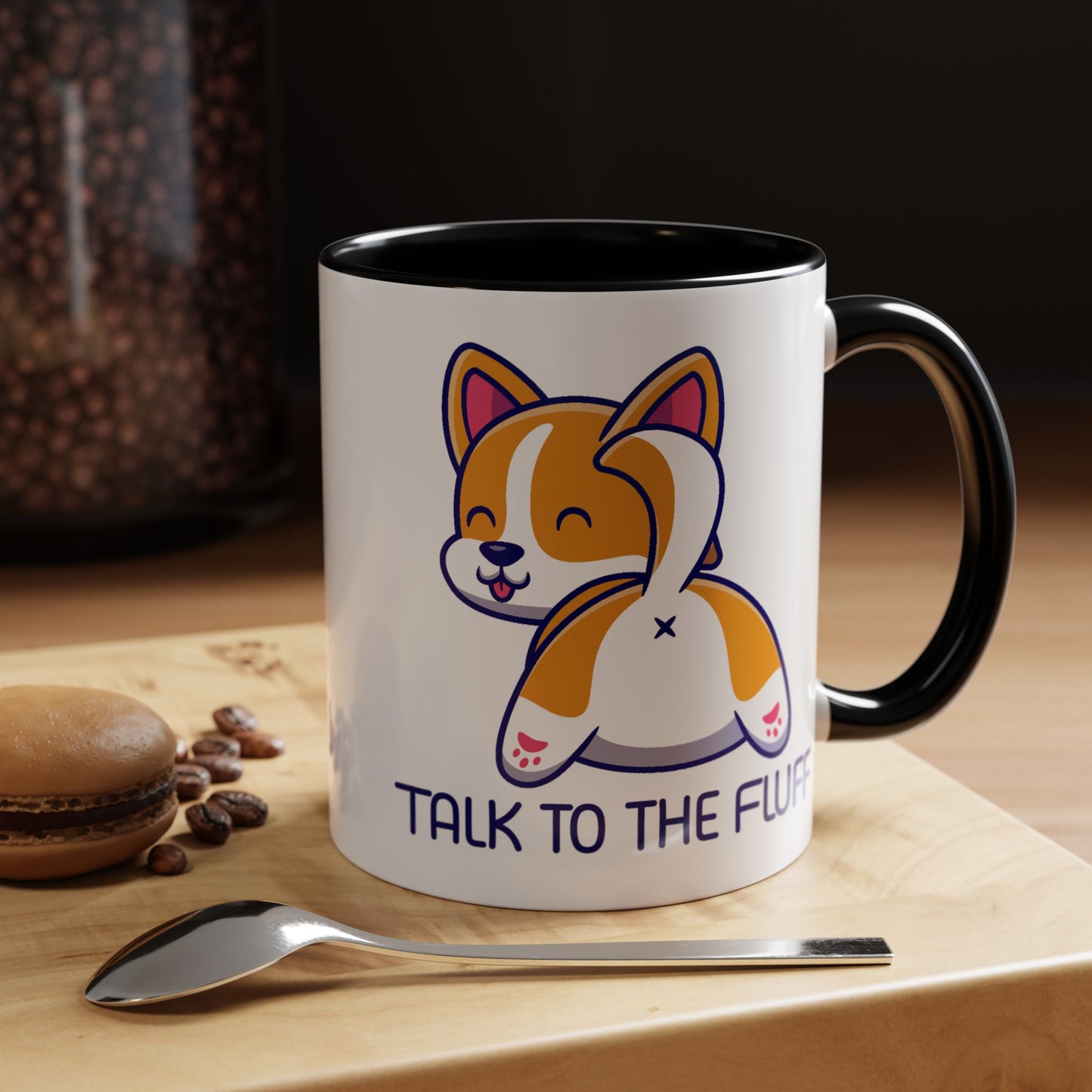 Humor Mug - Talk To The Fluff