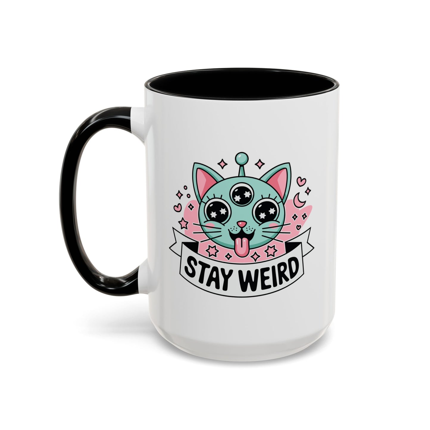 Alien Mug - Stay Weird Alien Cat